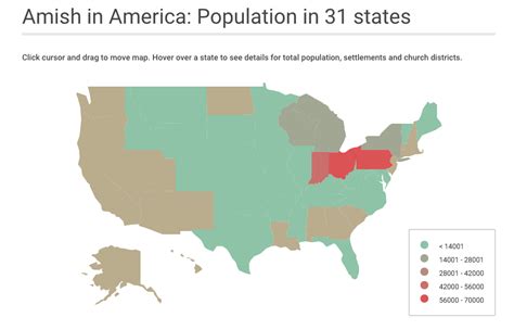 Amish Communities In Indiana Map - Maping Resources