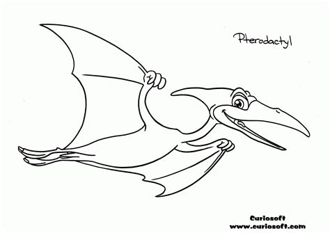 Printable Pterodactyl Coloring Page - Printable Word Searches