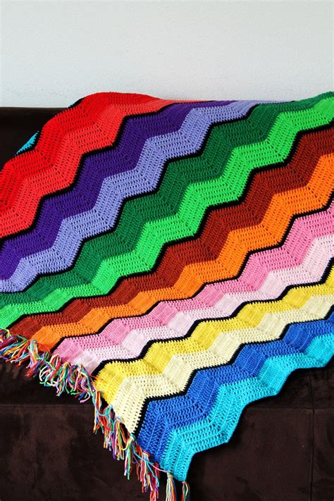 Retro Ripple Crochet Afghan | AllFreeCrochet.com