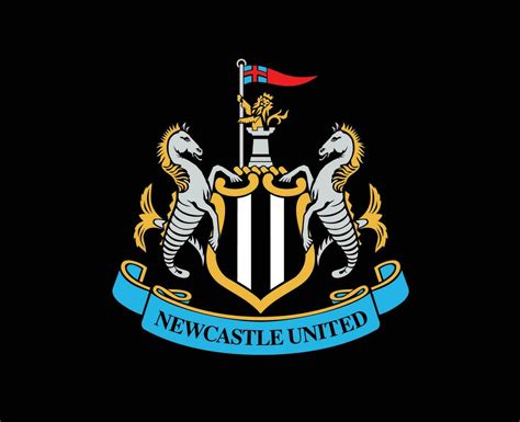 Newcastle United Club Logo Symbol Premier League Football Abstract ...