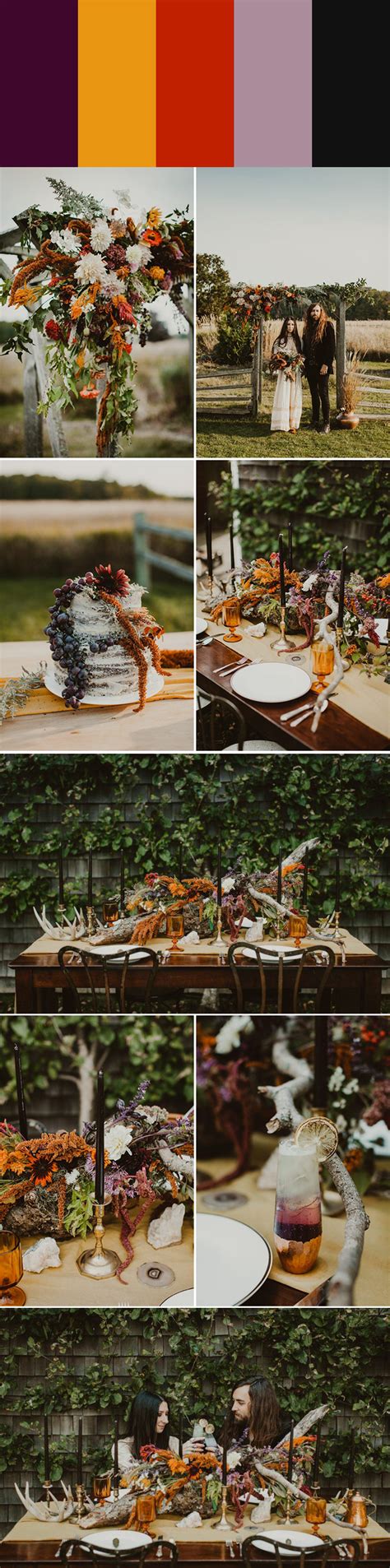 Violet Wedding Color Palettes Inspired by the Pantone 2018 Color of the ...