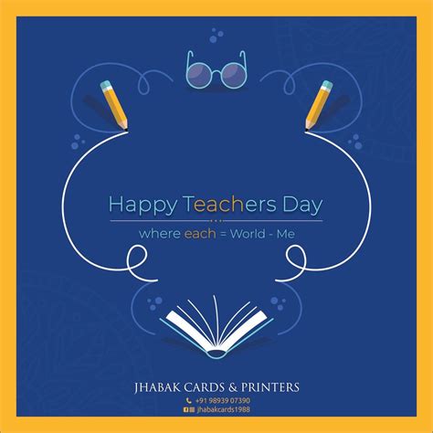 Teachers Day Creatives | Happy teachers day, Teachers' day, Romantic ...