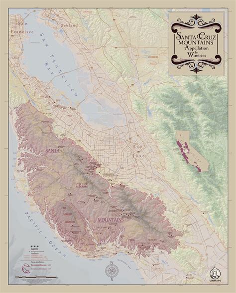 California - Santa Cruz Mountains American Viticultural Area