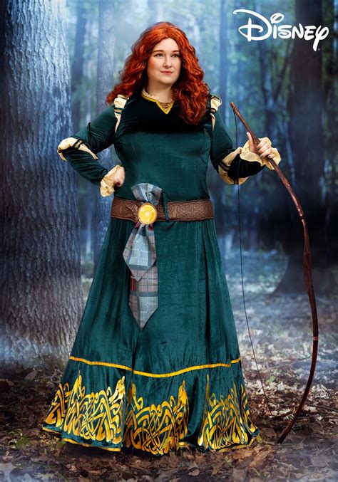 Women's Plus Size Premium Disney Merida Costume Dress