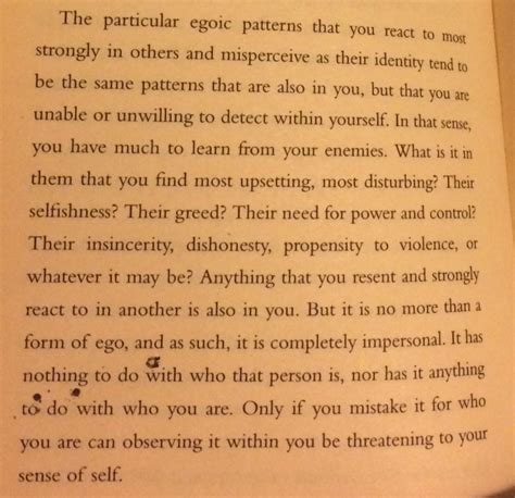 The ego is not personal, A New Earth, Eckhart Tolle Spiritual Thoughts ...