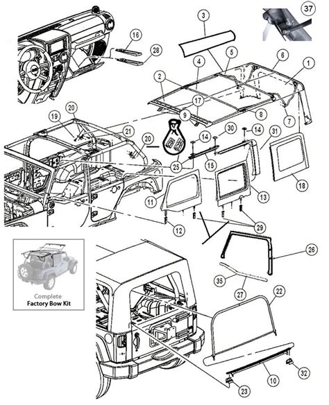 2004 Jeep Wrangler Parts Diagram