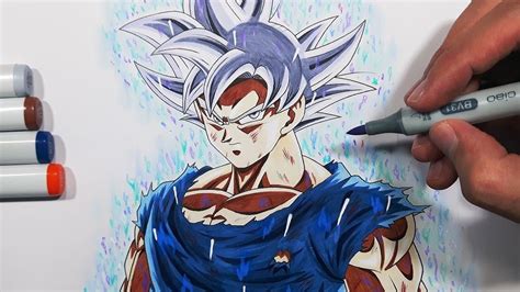 Goku Ultra Instinct Drawing Face