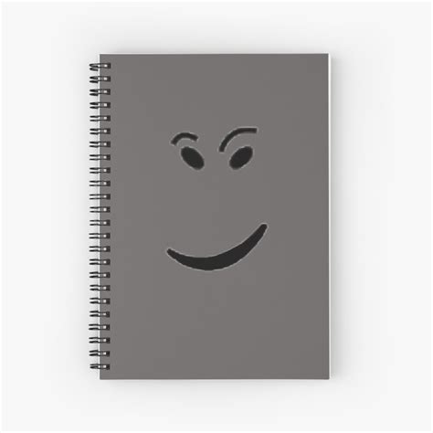 "ROBLOX CHECK IT FACE" Spiral Notebook by IvarKorr | Redbubble