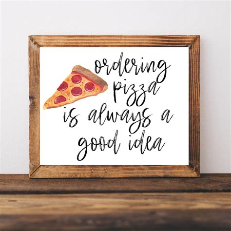 Pizza Wall Art Pizza Shop Decor Pizza Lover Gifts Pizza - Etsy