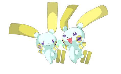 Shiny Xicomian Plusle Minun by That-One-Leo on DeviantArt