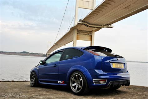 Ford Focus ST mk2 in Blue color, tuning, big rims - Ford-Focus.ST ...