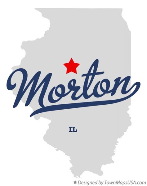 Map of Morton, IL, Illinois