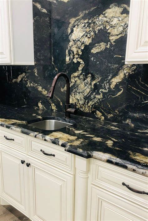 Titanium Black Granite Countertops