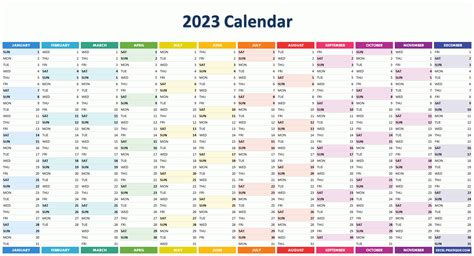 2023 Calendar Excel Format – Get Calendar 2023 Update