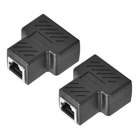 RJ45 Splitter Coupler Inline Connector 1 To 2 Splitter Cat7 Cat6 Cat5e ...