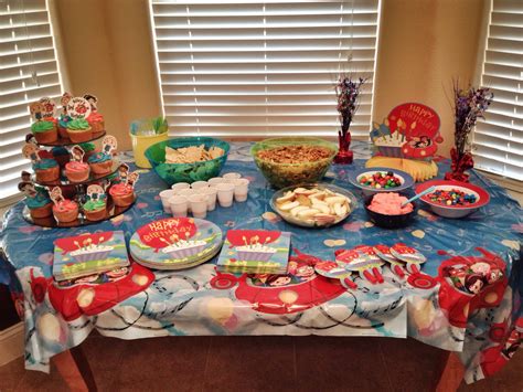 Table Setup ~ Little Einsteins Party Little Einsteins Party, Birthday ...