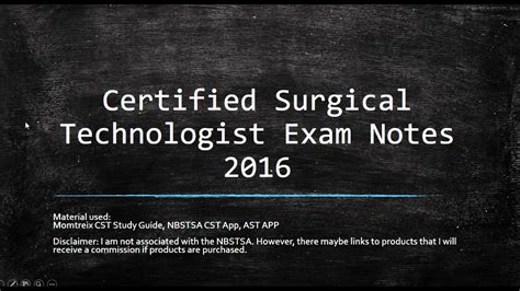 Surgical Tech Certification Exam Study Session - YouTube