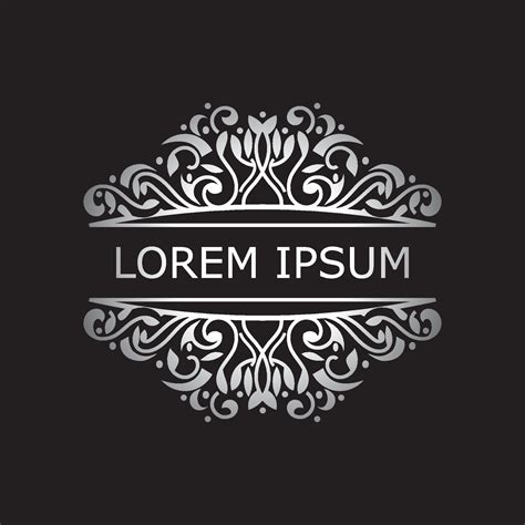 Luxury Logo template flourishes elegant ornament Fashion vector ...