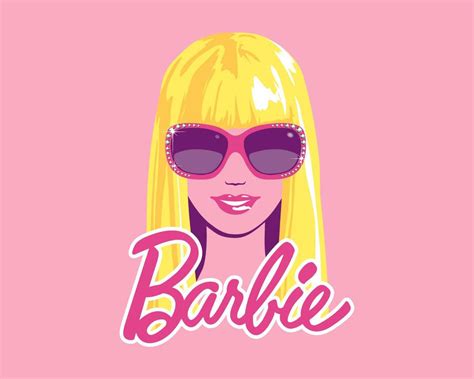 Barbie Logo Head Wallpaper