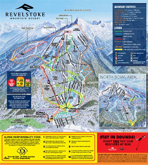 Revelstoke Ski Trail Map 2010-11 - Revelstoke BC • mappery