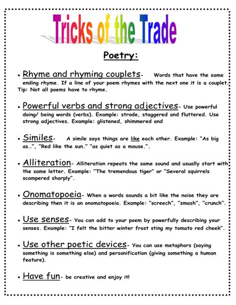 4Th Grade Rhyme Scheme Worksheet - Writing Limericks Poetry Worksheet ...