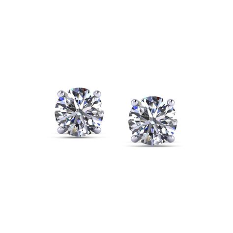 1 Carat Diamond Stud Earrings - Jewelry Designs