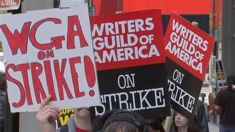 Writers Guild strike 2023: WGA demonstrations held in Chicago outside ...