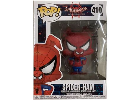 Funko Pop! Spider-Man into the Spider-Verse Spider-Ham Bobble-Head ...