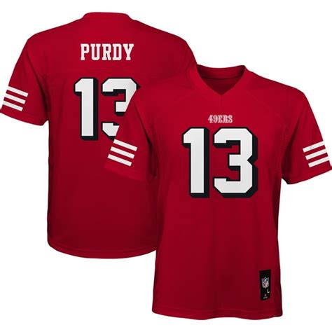 Youth Brock Purdy Scarlet San Francisco 49ers Replica Player Jersey ...