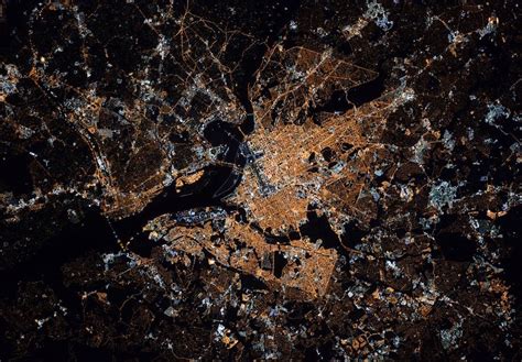 Incredible Photos Capture The World's Biggest Cities From Space