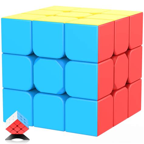 Buy Speed Cube 3x3x3 Jurnwey Stickerless with Cube Tutorial - Turning ...