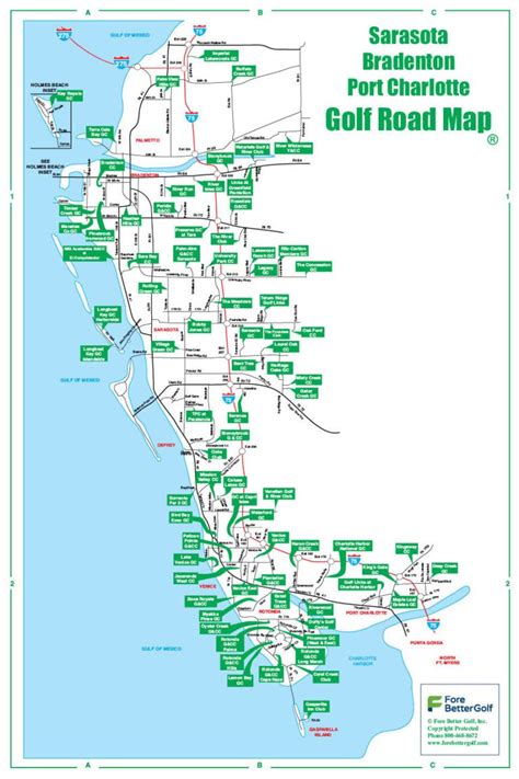 Golf Road Maps - Fore Better Golf