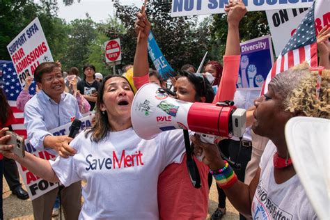 Protesters Rally in Washington After Supreme Court Ends Affirmative ...