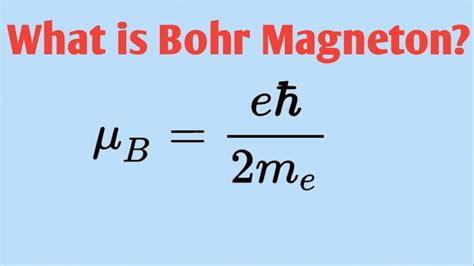 What is Bohr magneton? | Bohr Magneton kya hai? | Bohr Magneton By ...