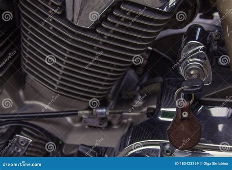 Motorcycle Key in the Ignition Stock Image - Image of motorcycle, shine ...