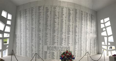 Inside the USS Arizona Memorial - Wall of Names by DarthShinji on ...