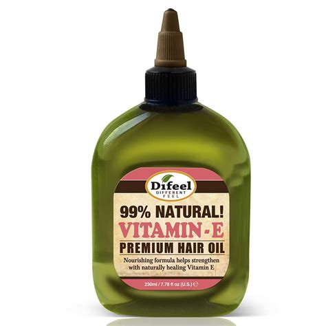 Difeel Premium Natural Hair Oil - Vitamin E Oil 8 oz. - Walmart.com