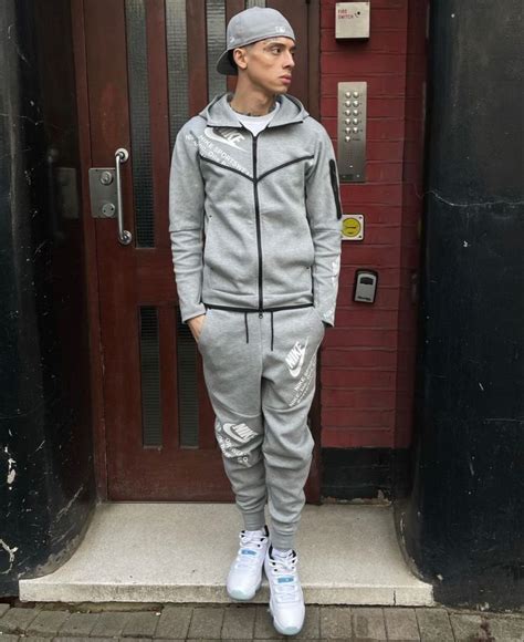 central cee in 2022 | Nike tech tracksuit, Mens outfits, Nike tech fleece