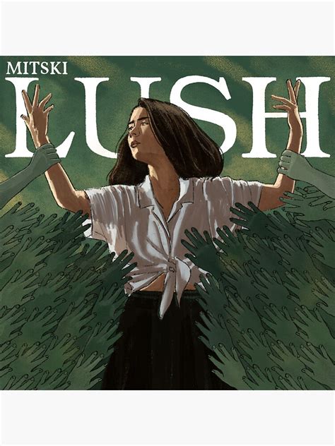 "Mitski Lush Album Cover Illustration" Sticker for Sale by AoifeCeitinn ...