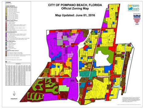 City Of Pompano Beach – Zoning Map – Warehousesofl - Pompano Florida ...