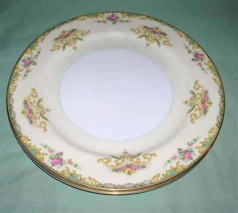 Vintage Noritake China Gloria Pattern 2 Dinner Plates Circa