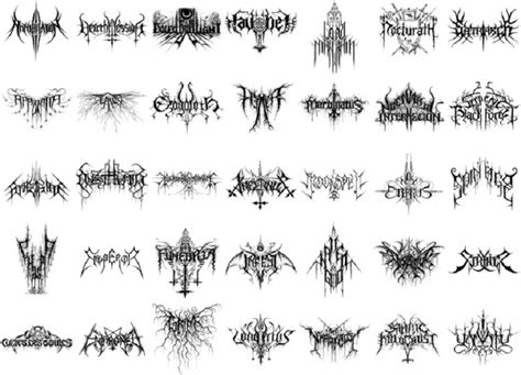 Black Metal Logo