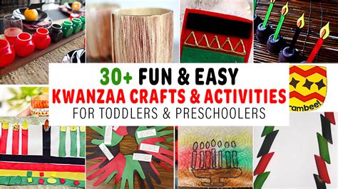 30+ of the Best Kwanzaa Crafts and Activities for Kids - HAPPY TODDLER ...