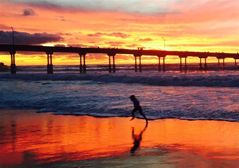 Ocean Beach Pier- strutting at Sunset | Ocean beach pier, Ocean beach ...