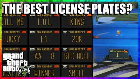 How To Make The Best, Coolest or Most Funny License Plates SPEEDRUN ...