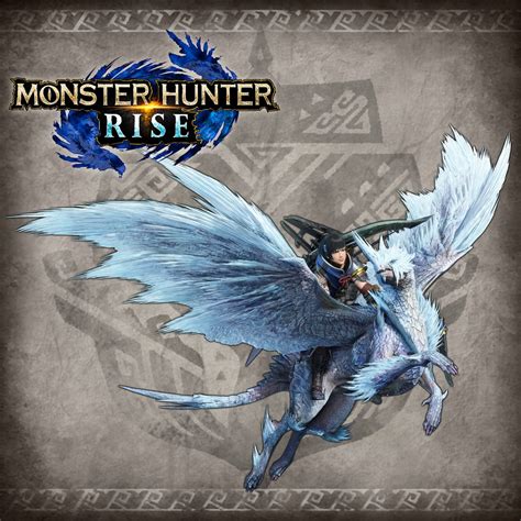 Monster Hunter Rise - "Velkhana Costume" Palamute layered armor set