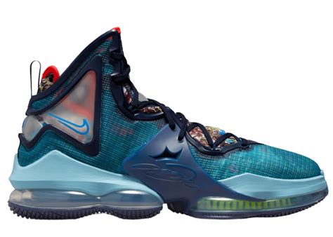 Nike LeBron 19 Blackened Blue - CZ0203-400 Raffles and Release Date