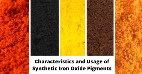 Synthetic Iron Oxide : Colour, Uses and Characteristics