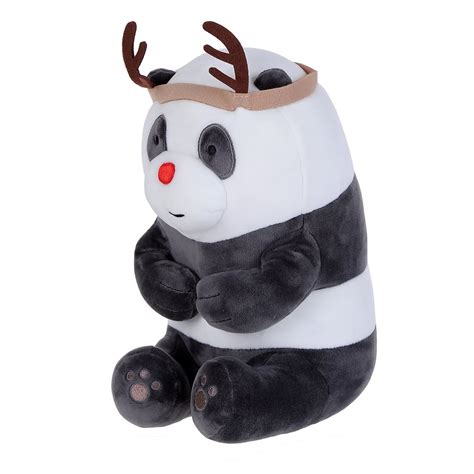 MINISO We Bare Bears Christmas Plush Panda Stuffed Soft Toy Pillow ...