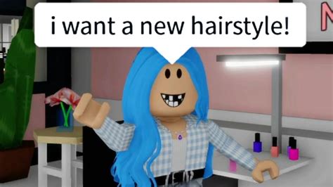 When you go to the hair salon (meme) ROBLOX - YouTube